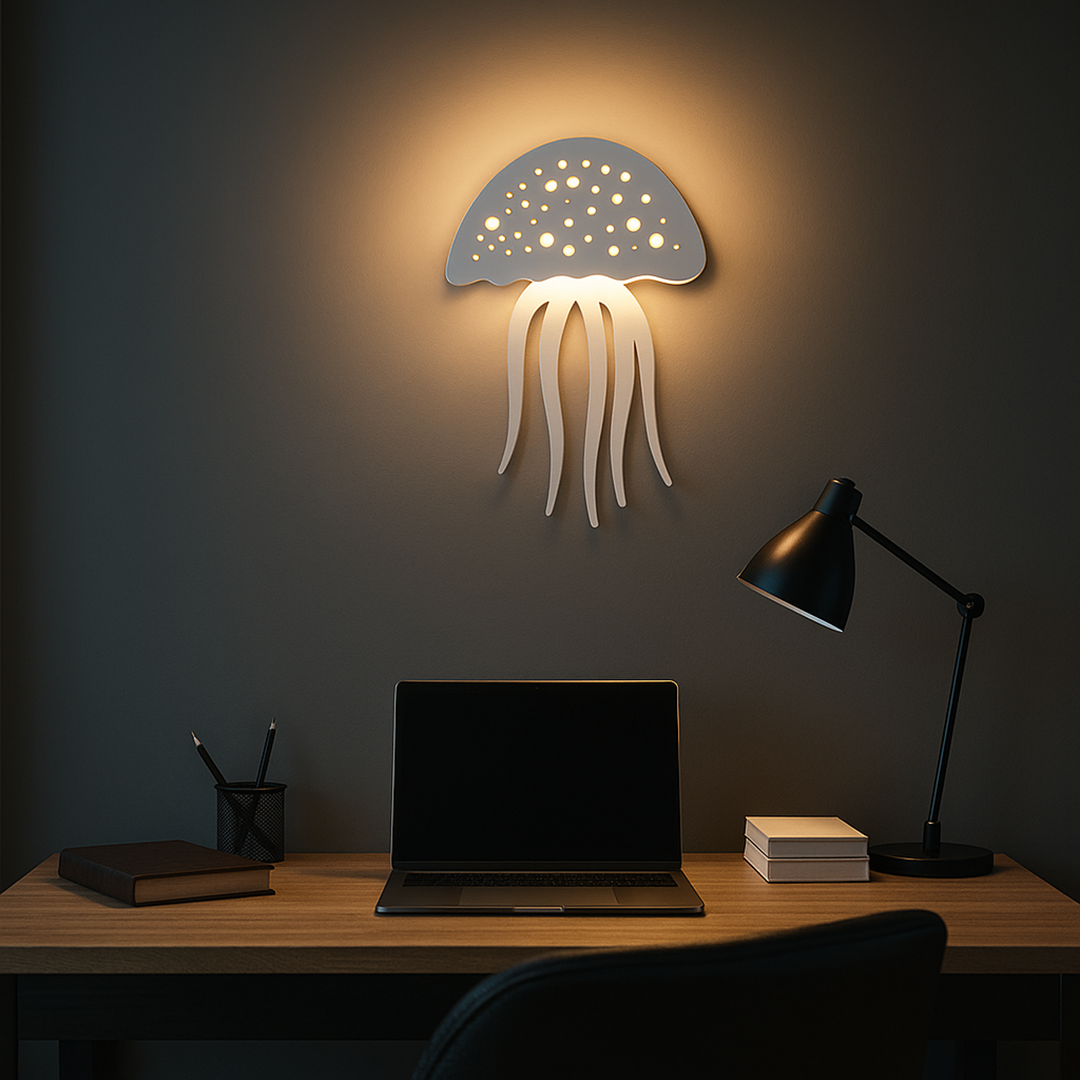 Lampa Ścienna W Kształcie Meduzy | Dekoracyjna