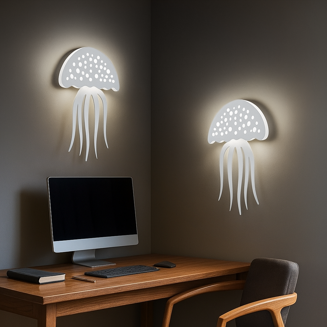 Lampa Ścienna W Kształcie Meduzy | Dekoracyjna