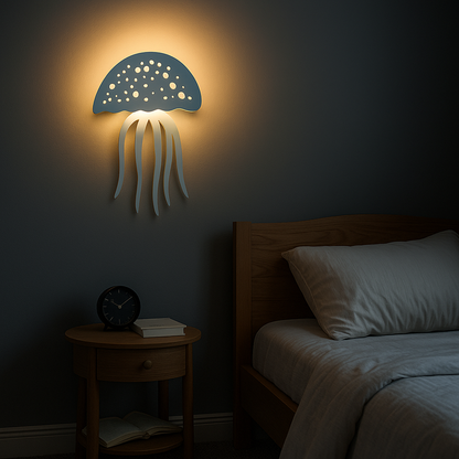 Lampa Ścienna W Kształcie Meduzy | Dekoracyjna