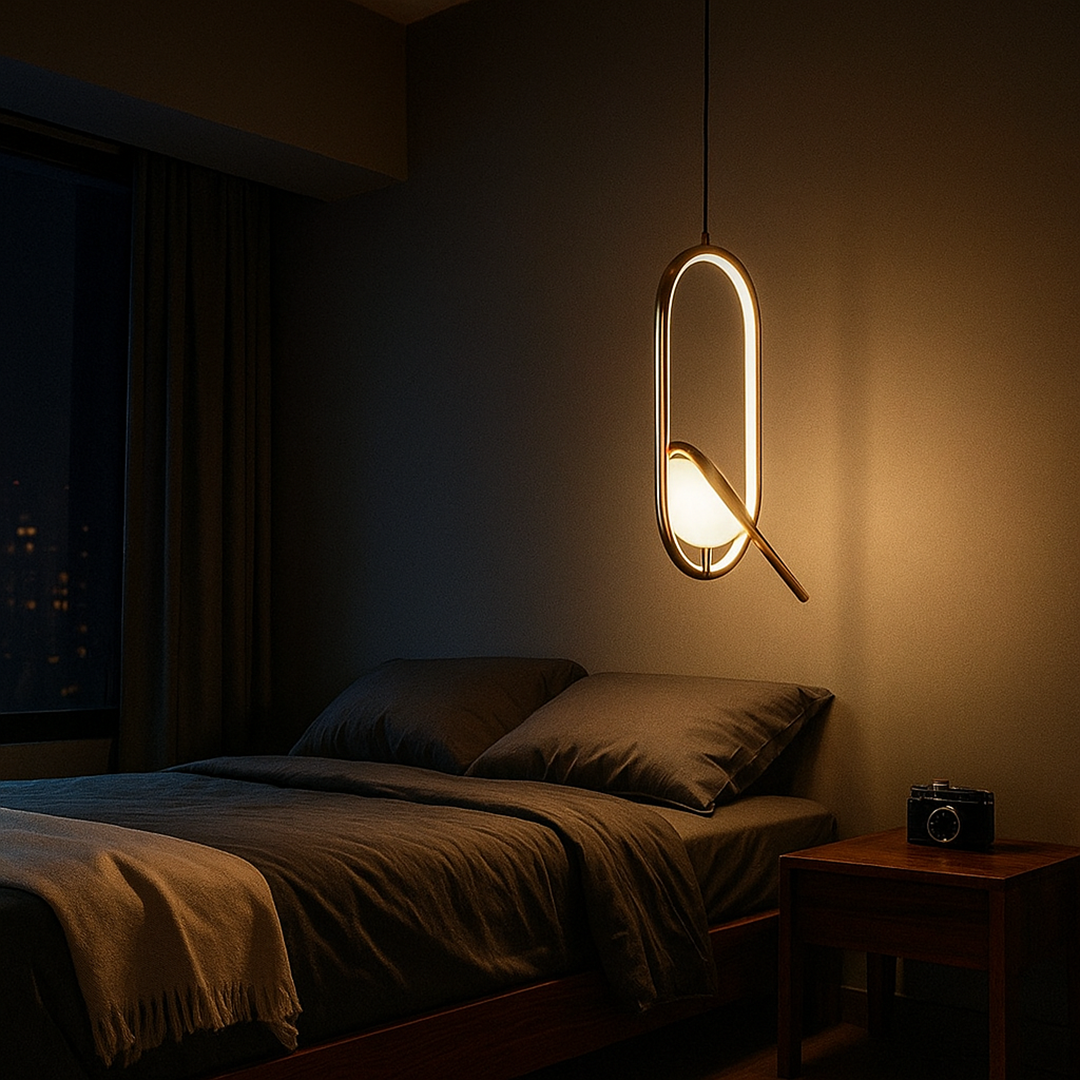 Lampa Sufitowa Z Wzorami Ptaków | LED