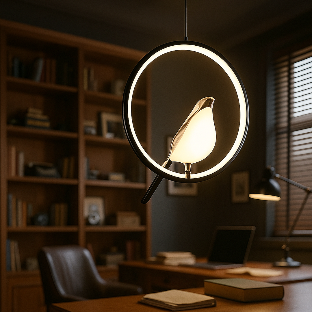 Lampa Sufitowa Z Wzorami Ptaków | LED