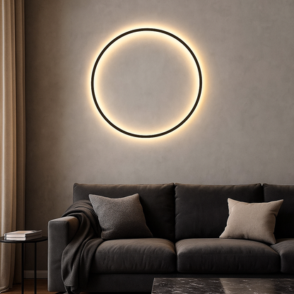 Nowoczesna Okrągła Lampa Ścienna | Skandynawska