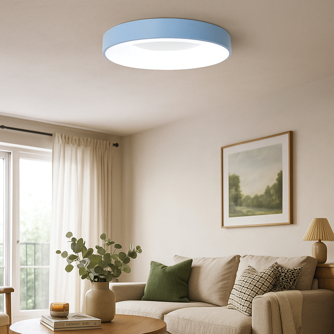 Lampa Sufitowa Z Oświetleniem LED | Okrągła