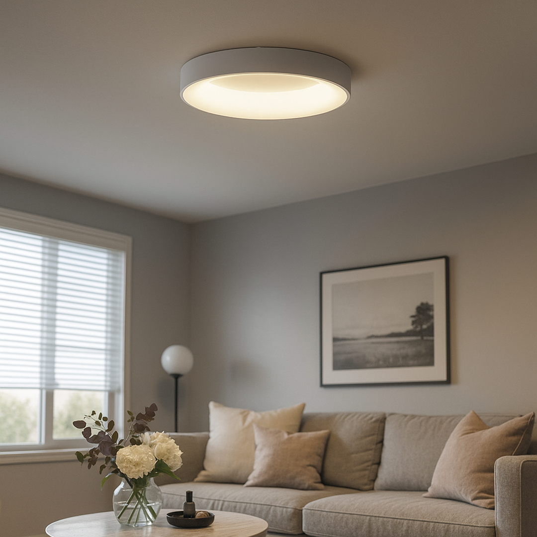 Lampa Sufitowa Z Oświetleniem LED | Okrągła