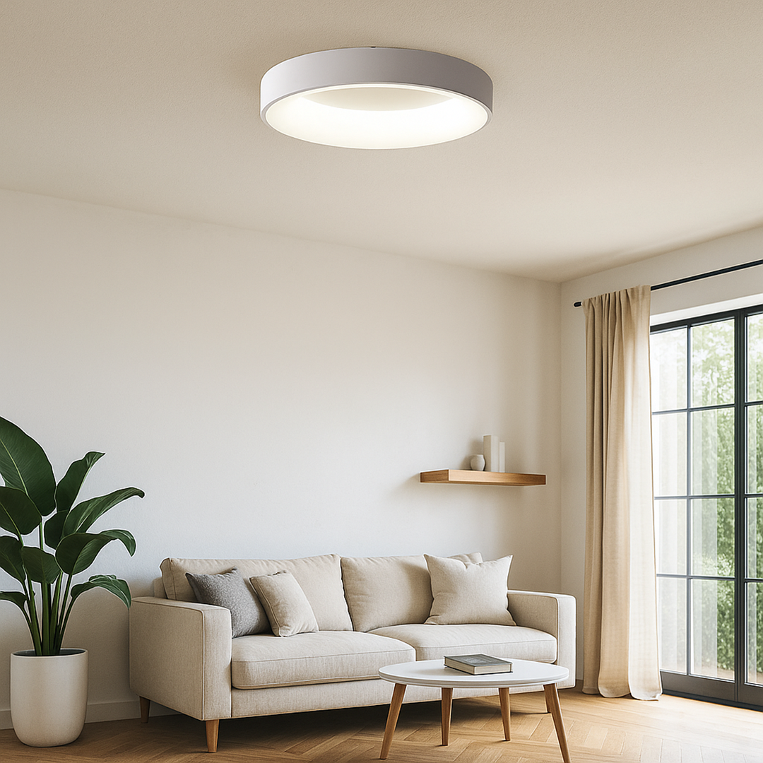 Lampa Sufitowa Z Oświetleniem LED | Okrągła