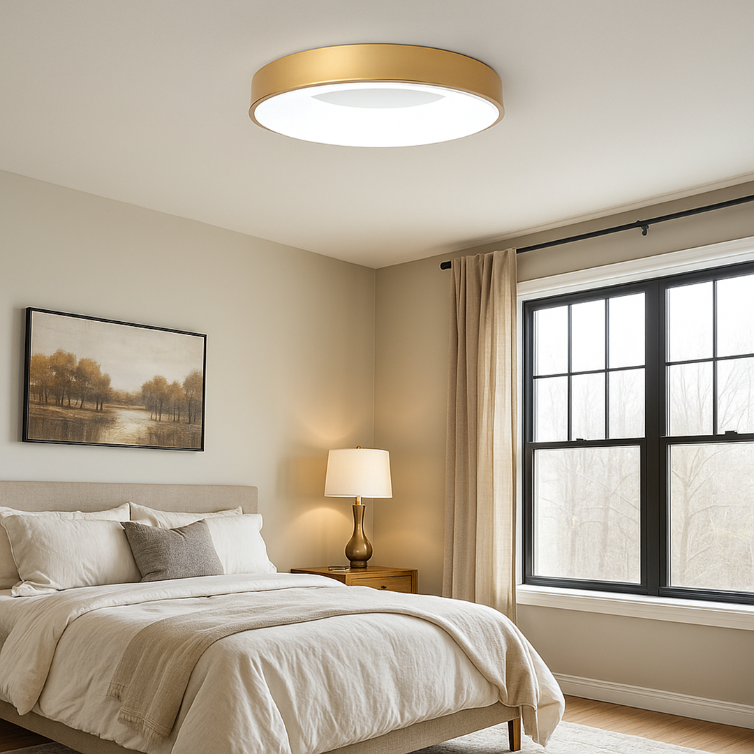 Lampa Sufitowa Z Oświetleniem LED | Okrągła