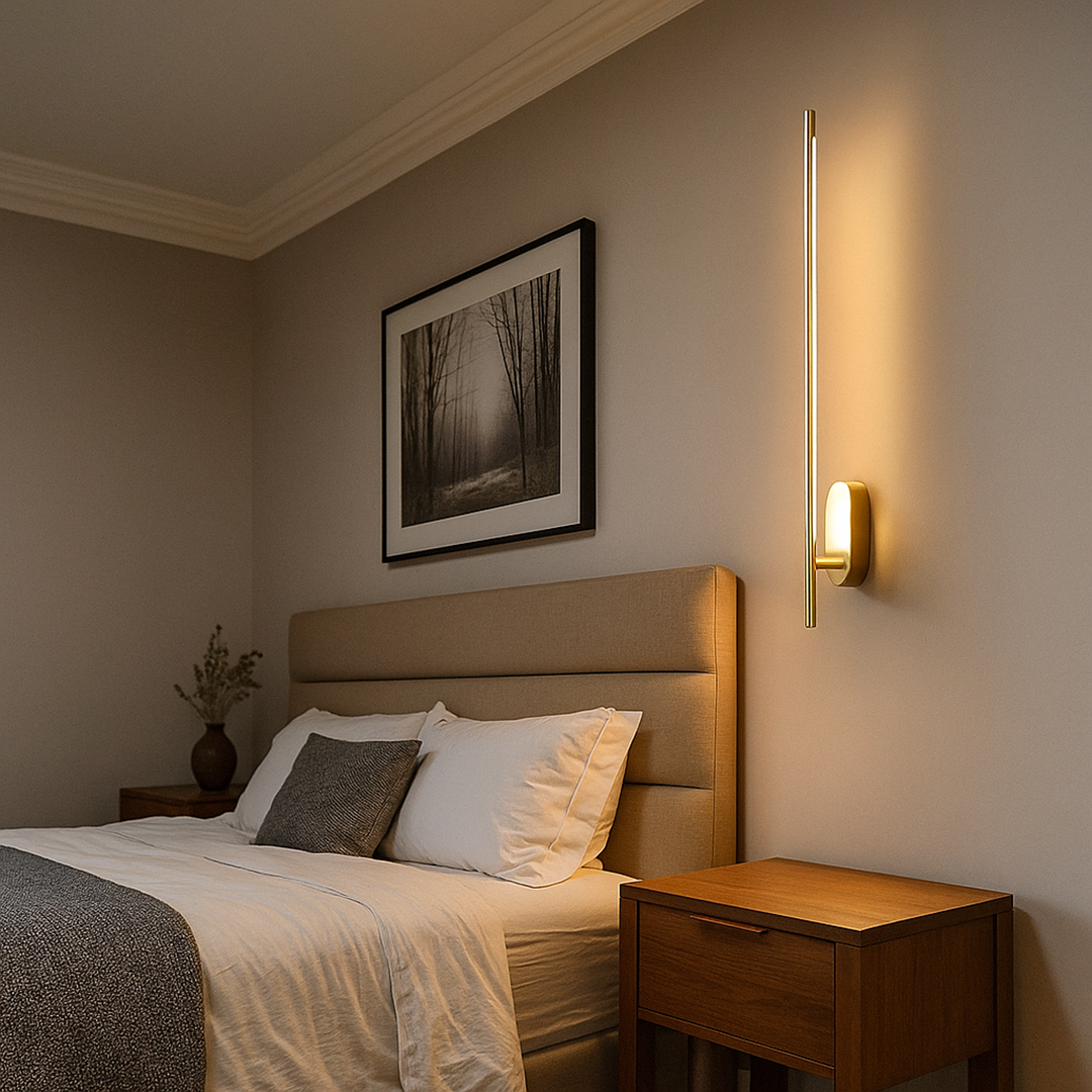 Nowoczesna Skandynawska Lampa Ścienna | Do Sypialni