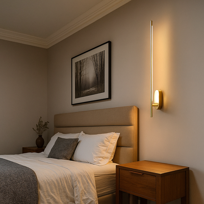 Nowoczesna Skandynawska Lampa Ścienna | Do Sypialni
