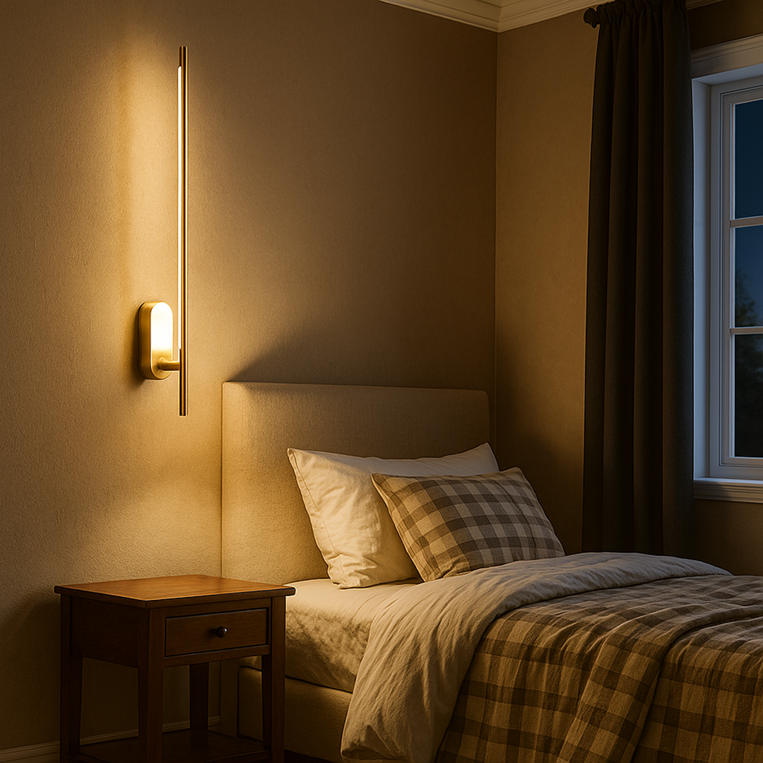 Nowoczesna Skandynawska Lampa Ścienna | Do Sypialni