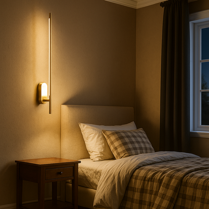 Nowoczesna Skandynawska Lampa Ścienna | Do Sypialni