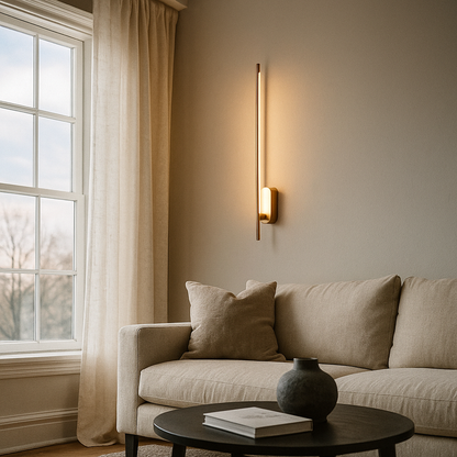 Nowoczesna Skandynawska Lampa Ścienna | Do Sypialni