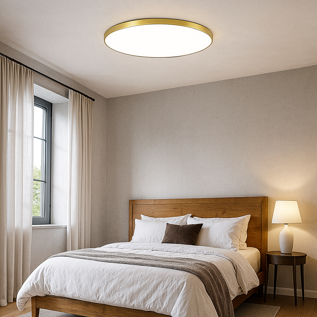 Okrągła Lampa Sufitowa | Styl Luksusowy