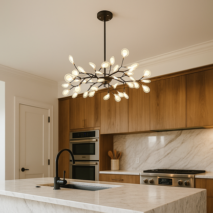 Żyrandol W Kształcie Gałęzi Z Owadami | Vintage