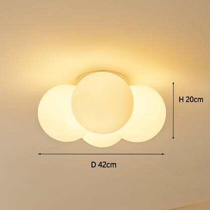Lampa Sufitowa W Kształcie Chmury | Nowoczesne Światło