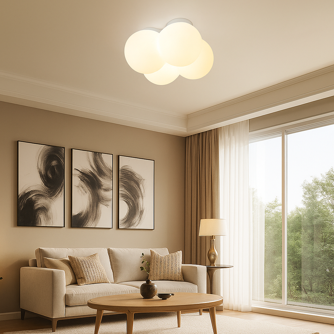 Lampa Sufitowa W Kształcie Chmury | Nowoczesne Światło