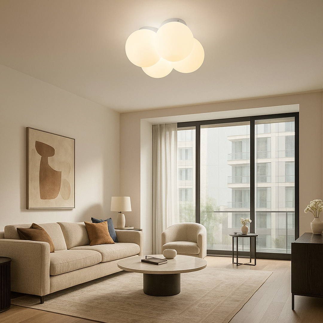 Lampa Sufitowa W Kształcie Chmury | Nowoczesne Światło