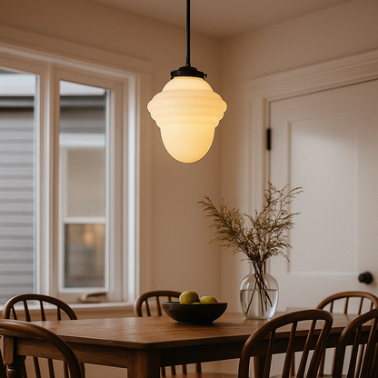 Lampa Wisząca Z Matowego Szkła | Geometryczna