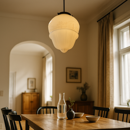 Lampa Wisząca Z Matowego Szkła | Geometryczna