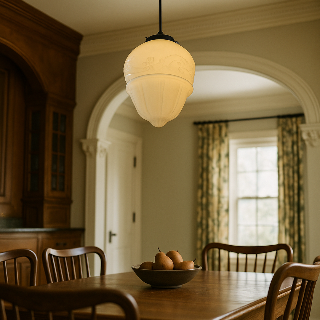 Lampa Wisząca Z Matowego Szkła | Geometryczna