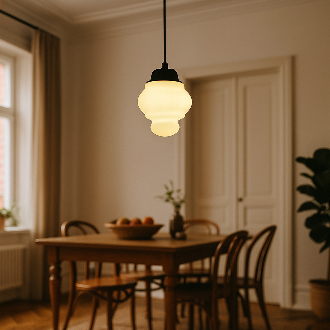 Lampa Wisząca Z Matowego Szkła | Geometryczna