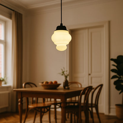 Lampa Wisząca Z Matowego Szkła | Geometryczna