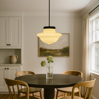 Lampa Wisząca Z Matowego Szkła | Geometryczna