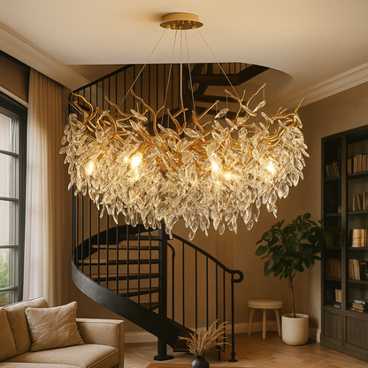 Żyrandol Z Kryształowymi Gałęziami | Luksusowy