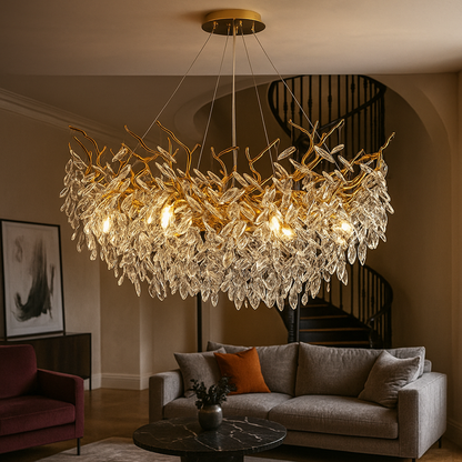 Żyrandol Z Kryształowymi Gałęziami | Luksusowy