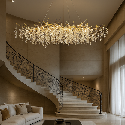 Żyrandol Z Kryształowymi Gałęziami | Luksusowy