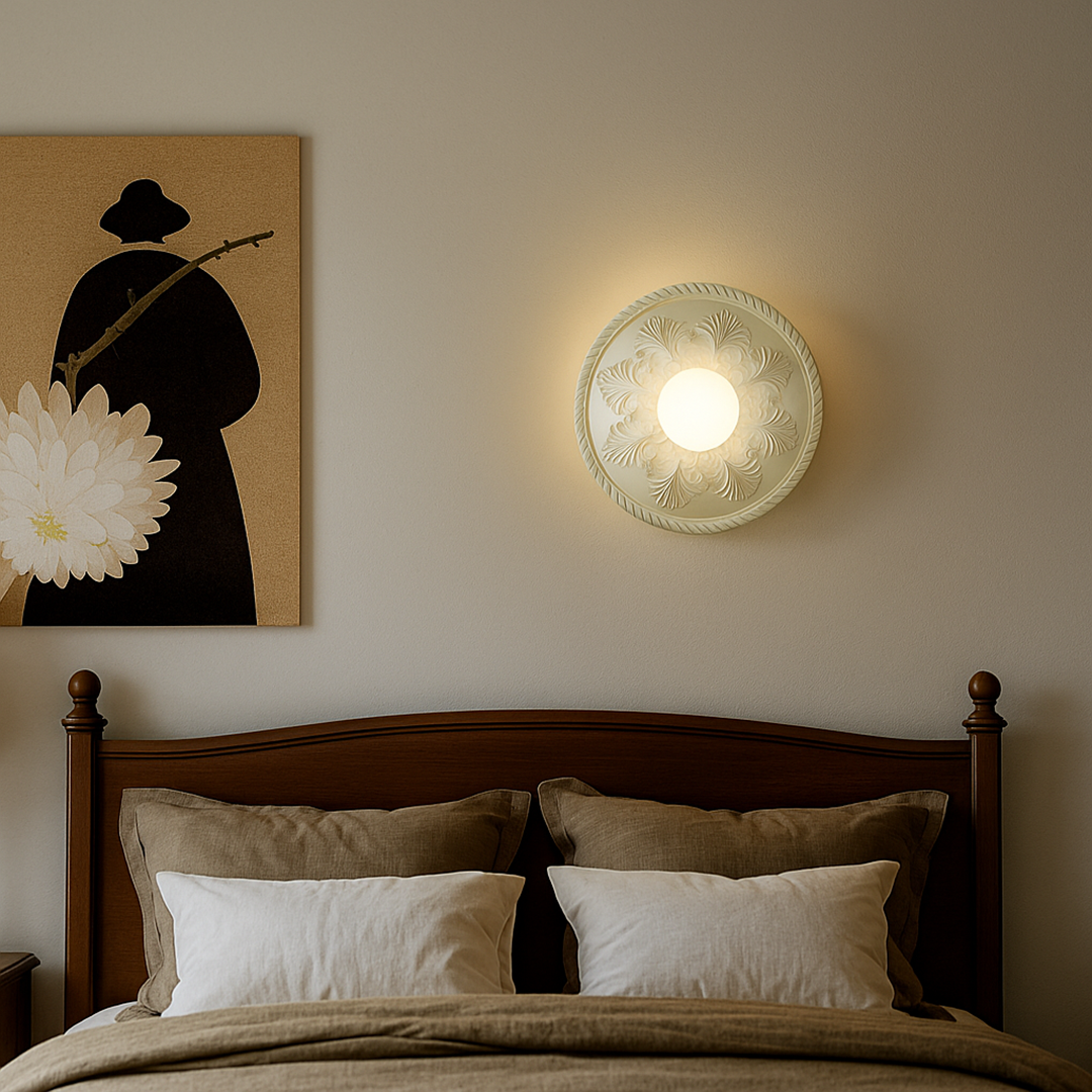 Lampa Ścienna Z Żywicy | Współczesny Design