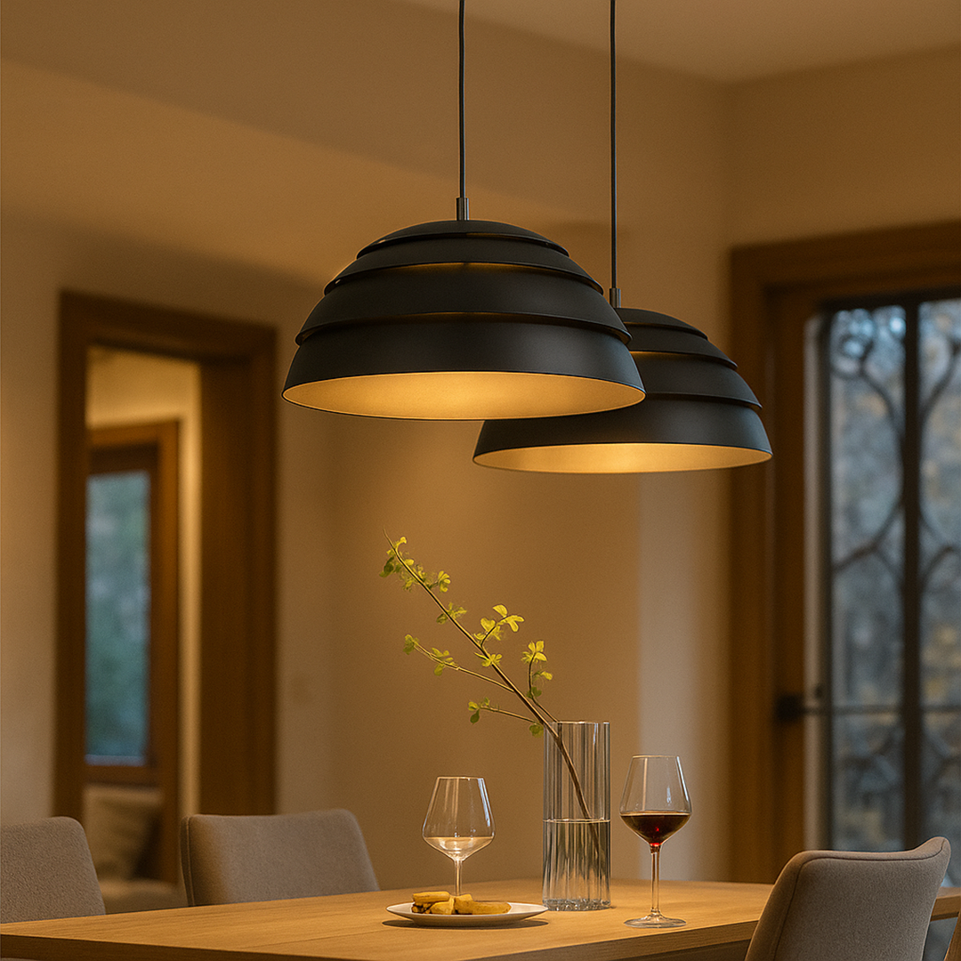 Nordycka Lampa Wisząca Kopuła | Regulowana Jasność