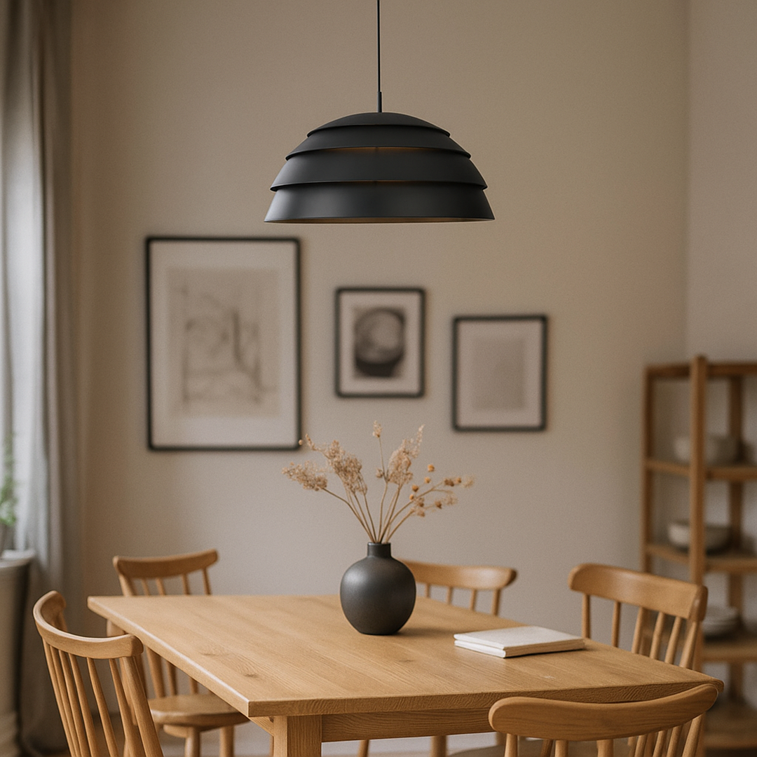 Nordycka Lampa Wisząca Kopuła | Regulowana Jasność