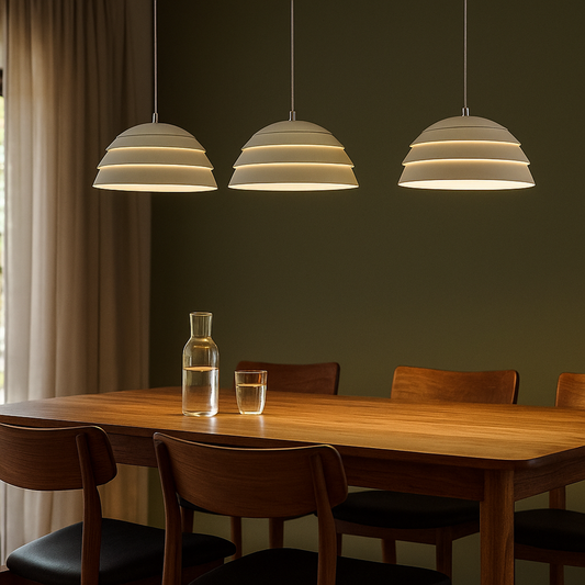 Nordycka Lampa Wisząca Kopuła | Regulowana Jasność