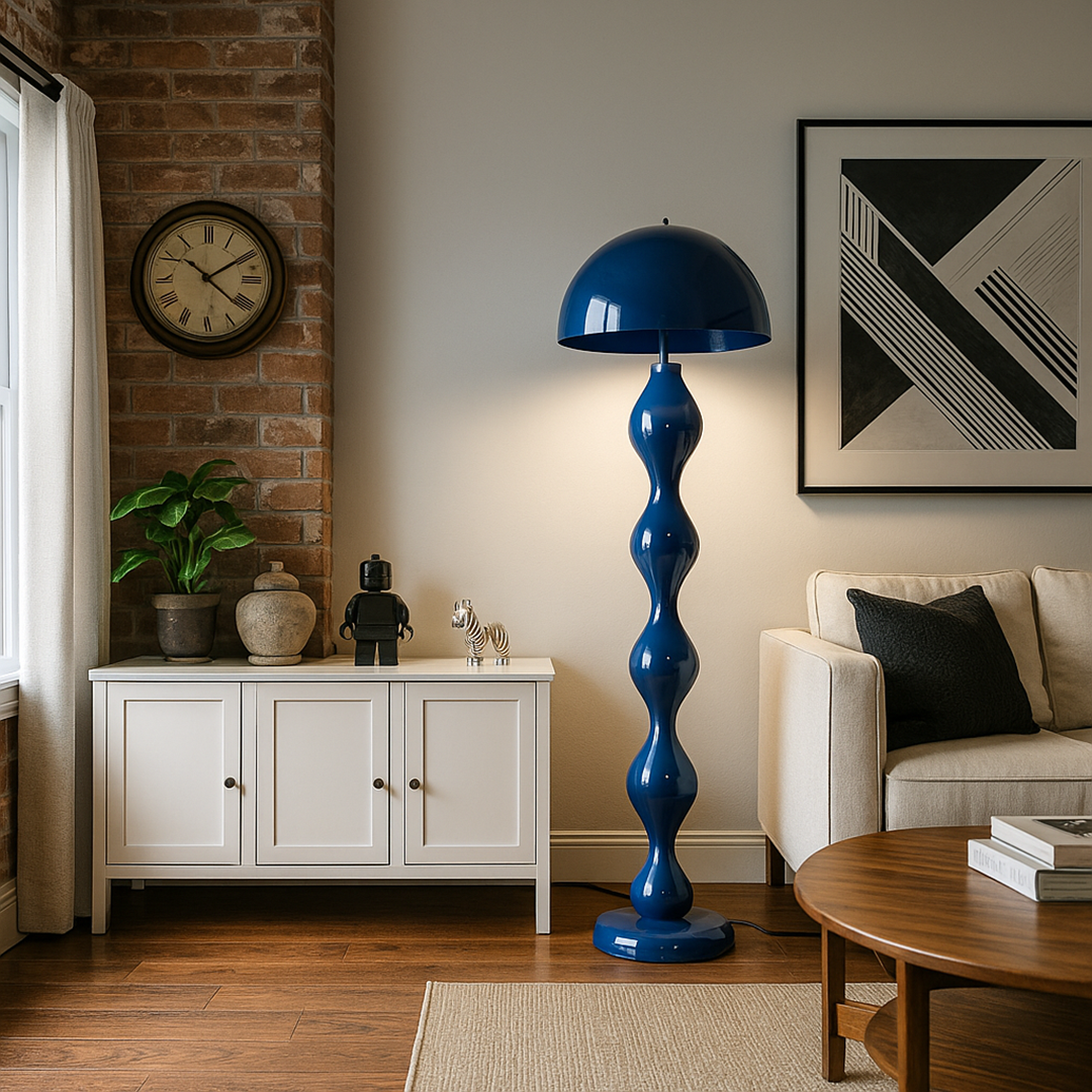 Nowoczesna Smukła Lampa Podłogowa | Styl Skandynawski