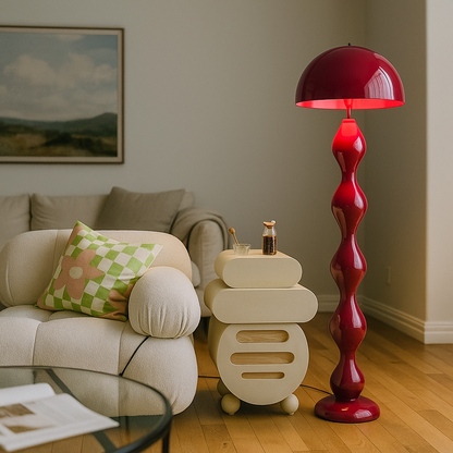 Nowoczesna Smukła Lampa Podłogowa | Styl Skandynawski