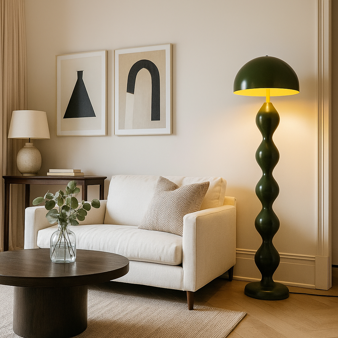 Nowoczesna Smukła Lampa Podłogowa | Styl Skandynawski