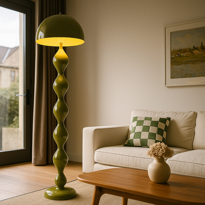 Nowoczesna Smukła Lampa Podłogowa | Styl Skandynawski