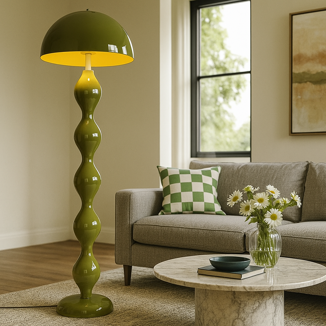 Nowoczesna Smukła Lampa Podłogowa | Styl Skandynawski