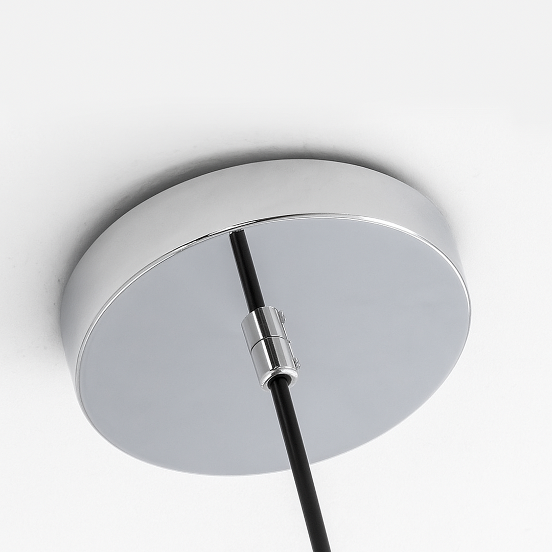 Szklana Lampa Wisząca Bauhaus | Kolor Kawowy