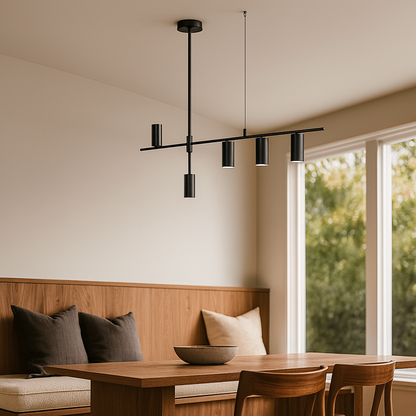 Nowoczesna Czarna Lampa Wisząca | Rustykalny Wystrój