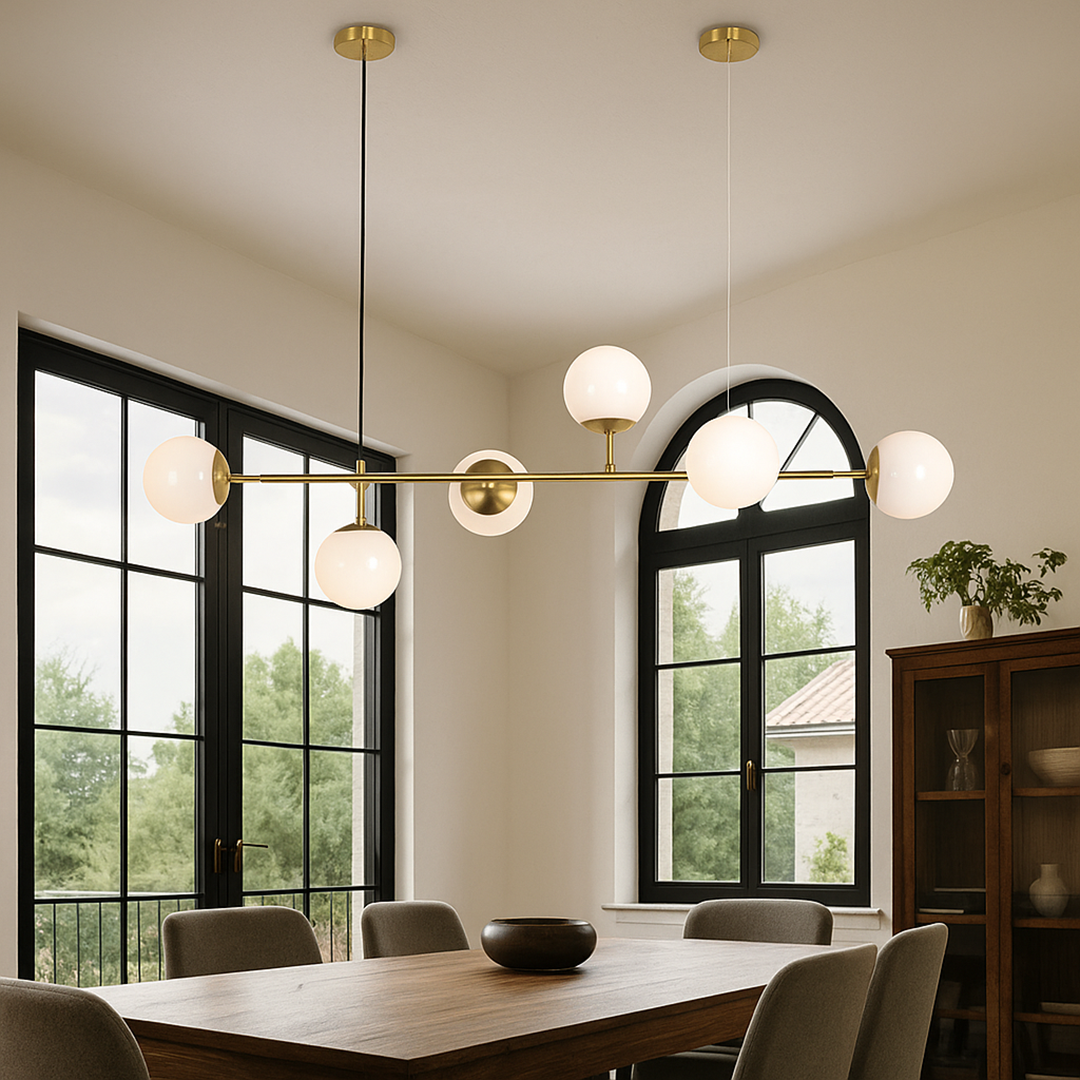 Szklana Kula Lampa Wisząca | Nowoczesny Design