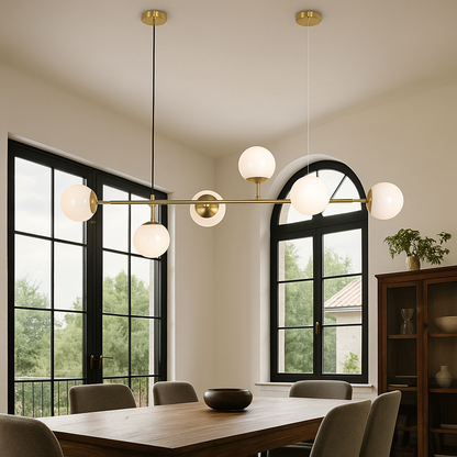 Szklana Kula Lampa Wisząca | Nowoczesny Design