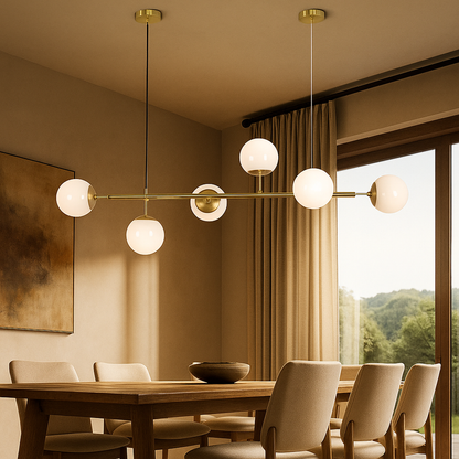 Szklana Kula Lampa Wisząca | Nowoczesny Design