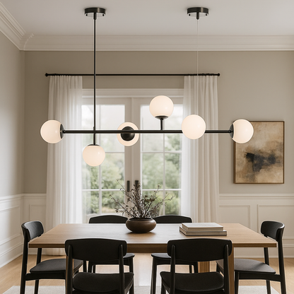 Szklana Kula Lampa Wisząca | Nowoczesny Design