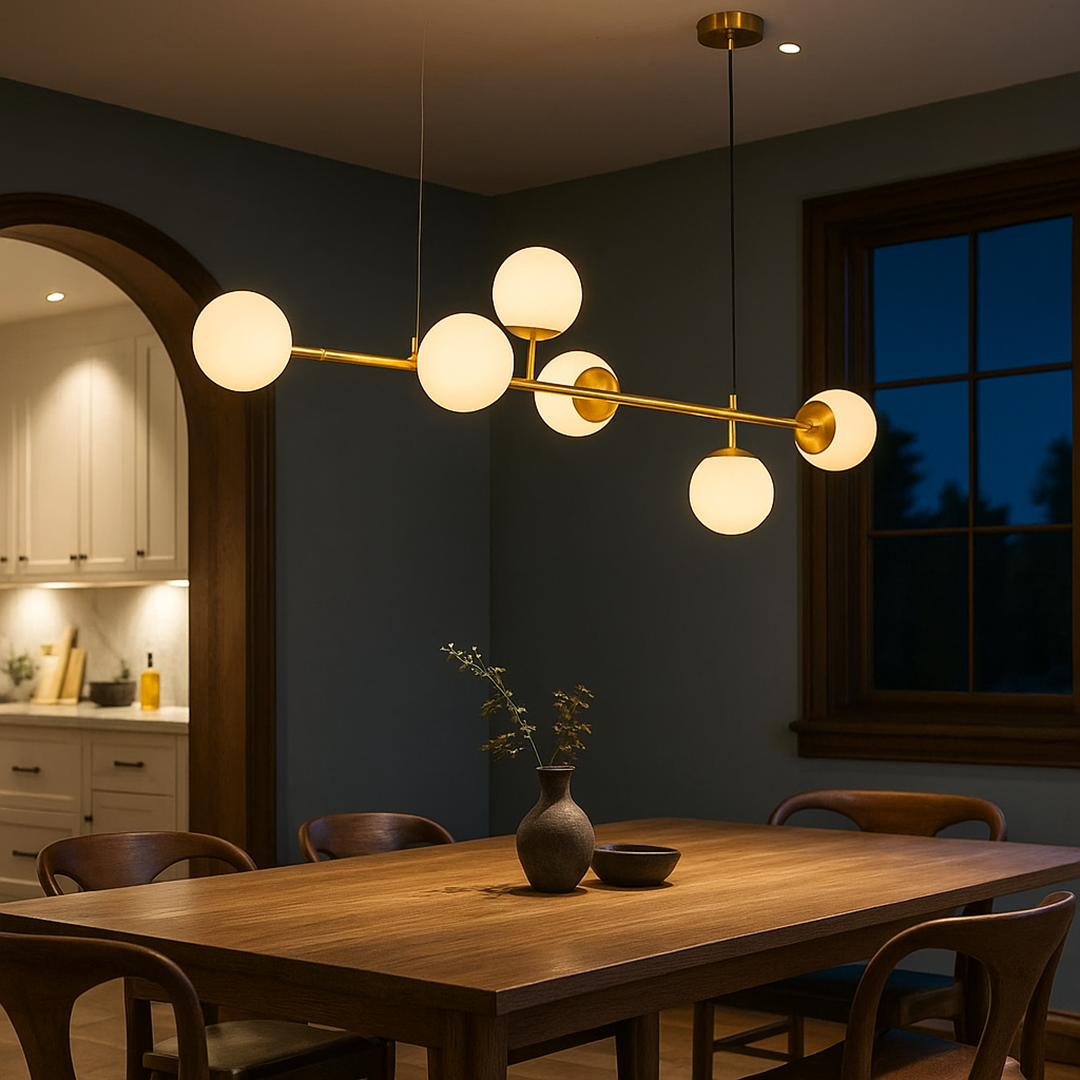 Szklana Kula Lampa Wisząca | Nowoczesny Design