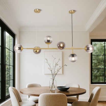 Szklana Kula Lampa Wisząca | Nowoczesny Design