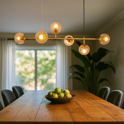 Szklana Kula Lampa Wisząca | Nowoczesny Design