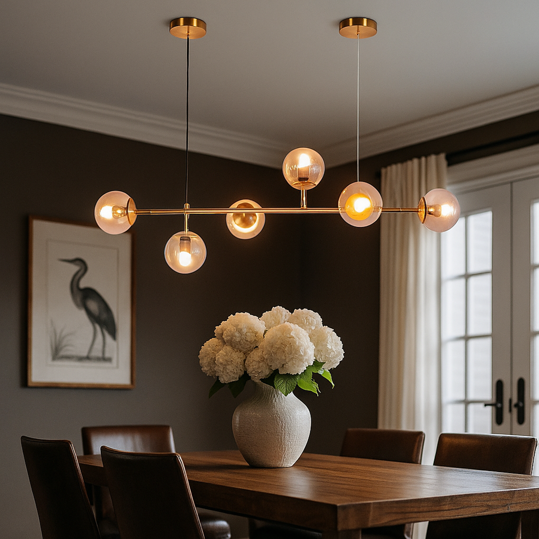 Szklana Kula Lampa Wisząca | Nowoczesny Design