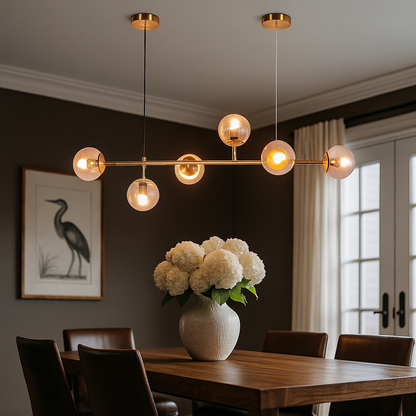 Szklana Kula Lampa Wisząca | Nowoczesny Design