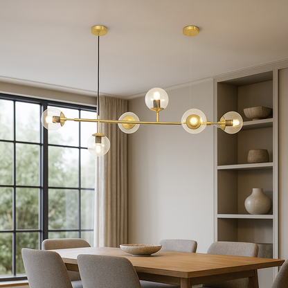 Szklana Kula Lampa Wisząca | Nowoczesny Design